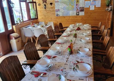 Pensiunea Simfonia Deltei Mahmudia-Sala de mese